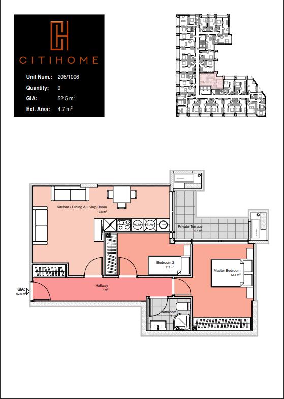 Image of Apartment - 2 Bedrooms - 1 Bathrooms for Rental in CitiHome-Gibraltar, Image 8